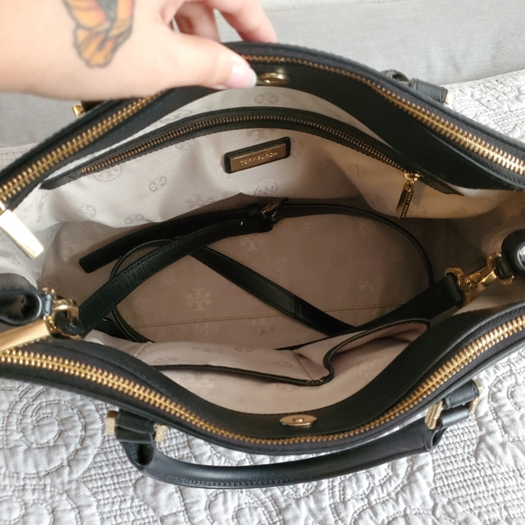 Tory Burch large Robinson double zip bag - Picture 2 of 4